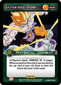 Saiyan Face Stomp S141 Dragon Ball Z Premier Set