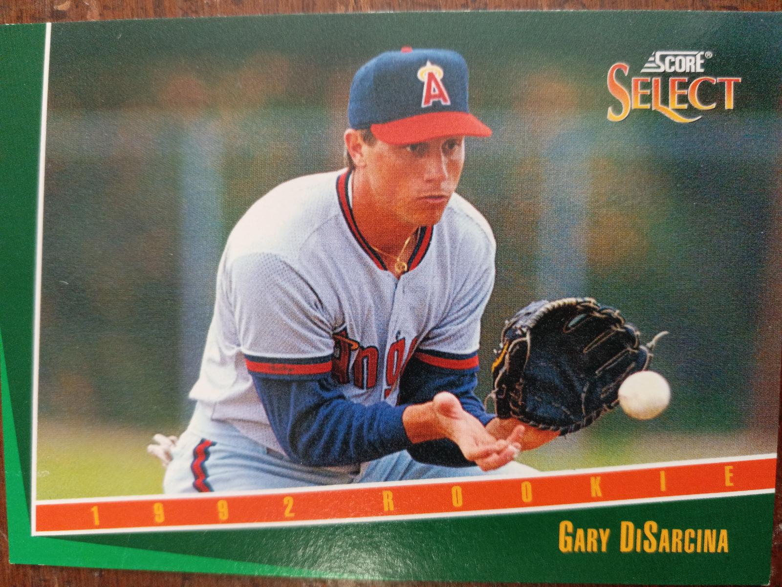 Gary DiSarcina #281 Baseball Cards 1993 Score Select