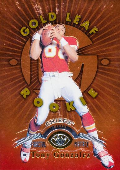 Tony Gonzalez [Fractal Matrix] #174 Prices | 1997 Leaf | Football