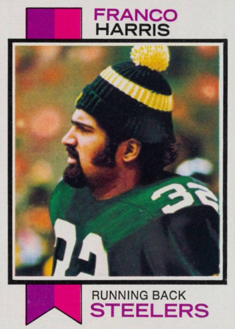 Franco Harris #89 Football Cards 1973 Topps