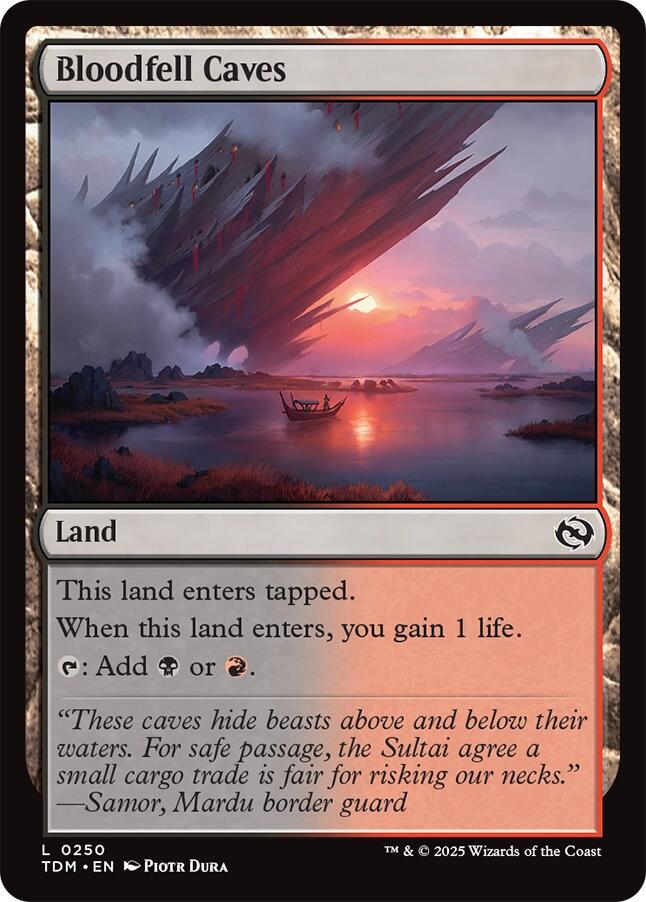 Bloodfell Caves #250 Magic Tarkir: Dragonstorm