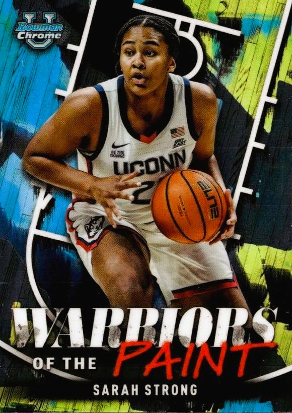 Sarah Strong #WP-25 Basketball Cards 2024 Bowman Chrome University Warriors of the Paint