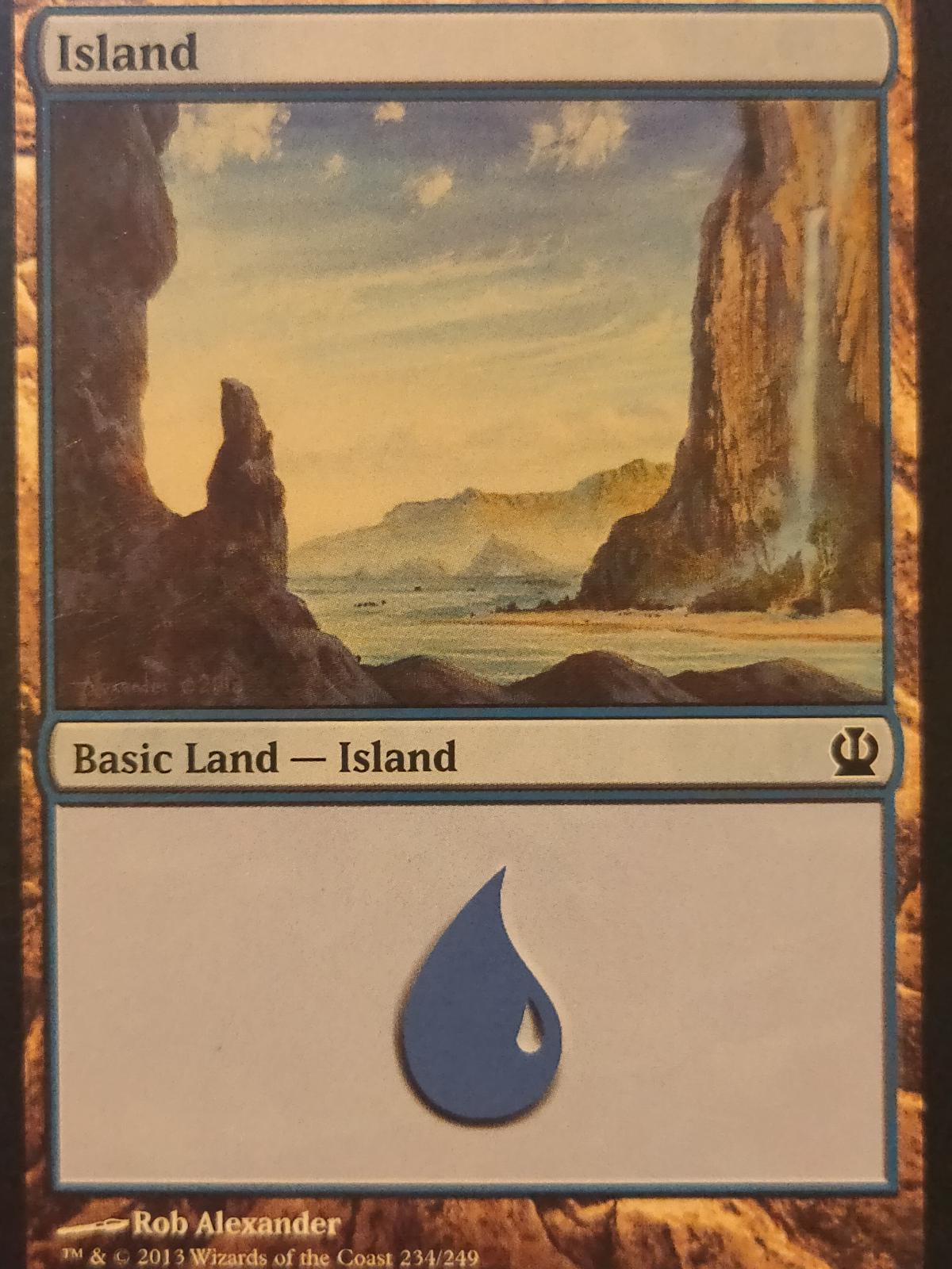 Island #234 Magic Theros