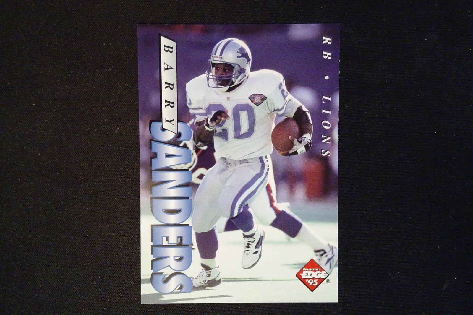 Barry Sanders #69 Football Cards 1995 Collector's Edge