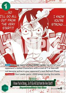 I Know You'Re Strong, So I'Ll Go All Out From The Very Start OP13-040