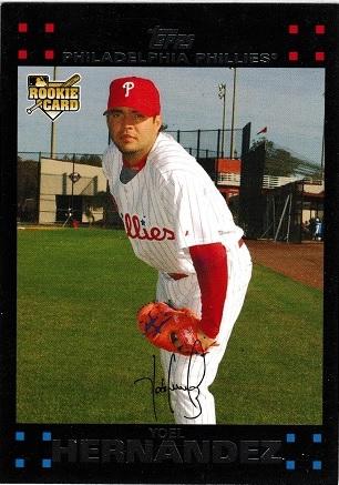 Yoel Hernandez #UH199 Baseball Cards 2007 Topps Update & Highlights