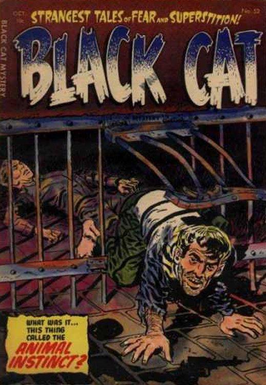 Black Cat Mystery Comics #52 (1954) Comic Books Black Cat Mystery Comics