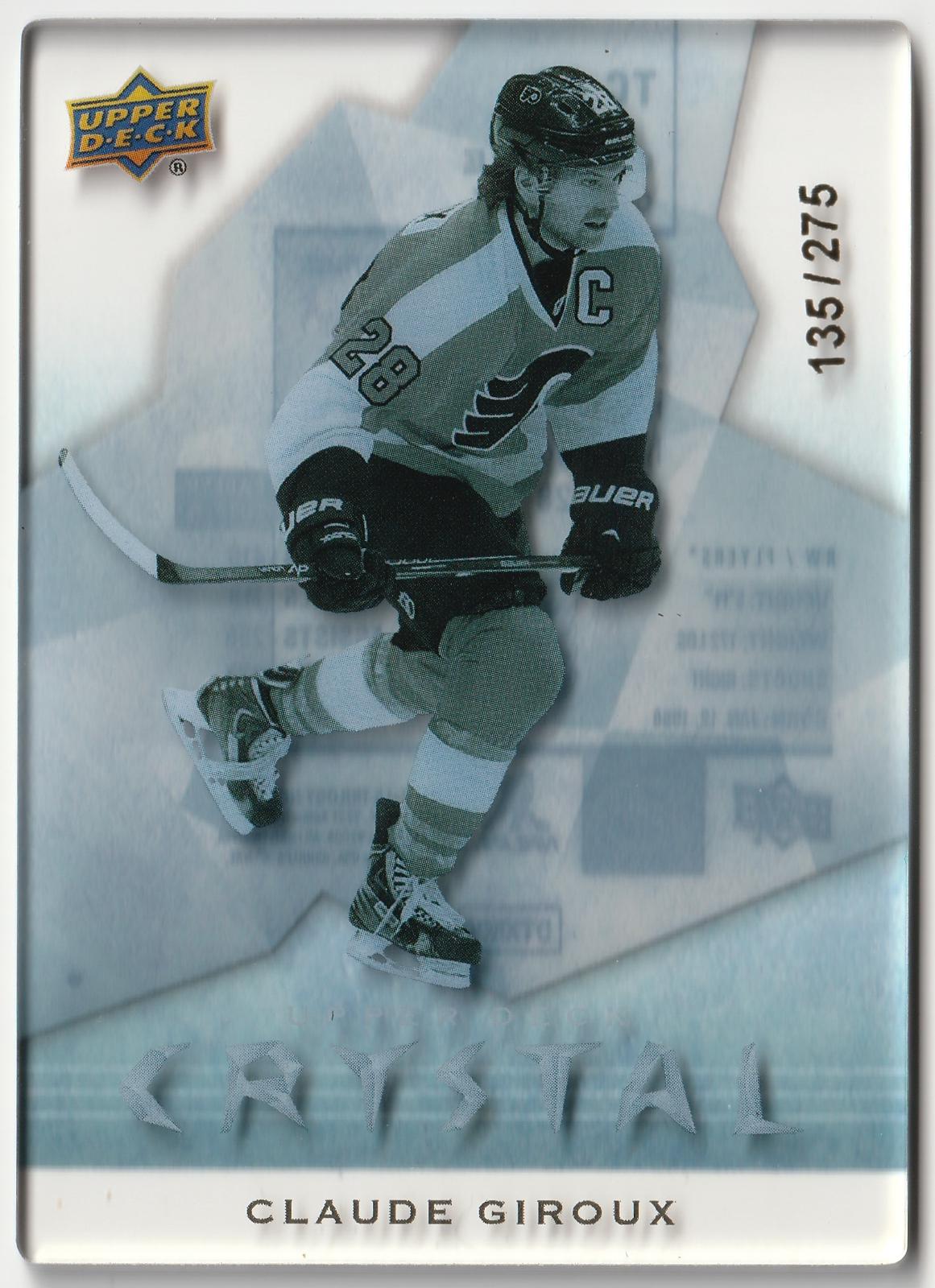 Claude Giroux #TC-CG Hockey Cards 2014 Upper Deck Trilogy Crystal