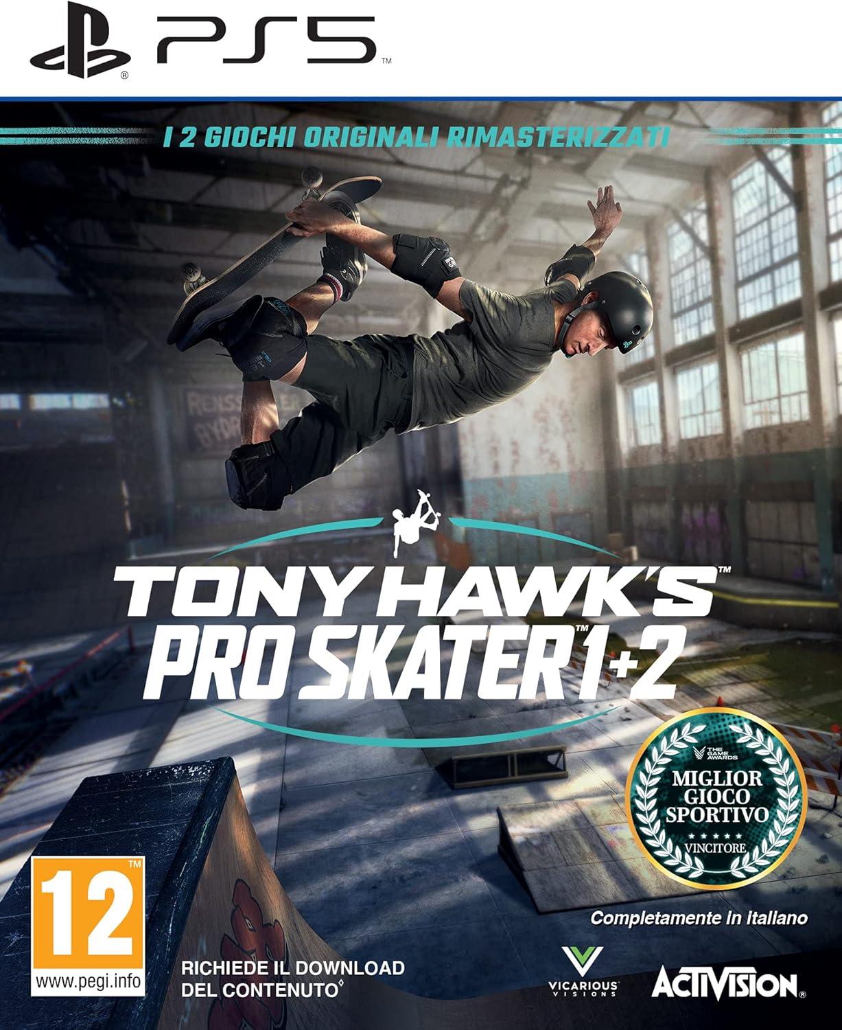 Tony Hawk's Pro Skater 1+2 PAL Playstation 5