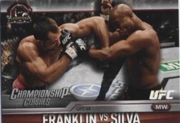 Rich Franklin, Anderson Silva #CC-23 Ufc Cards 2015 Topps UFC Champions Championship Clashes