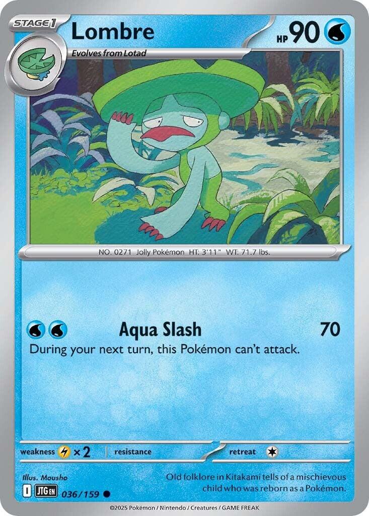 Lombre #36 Pokemon Journey Together
