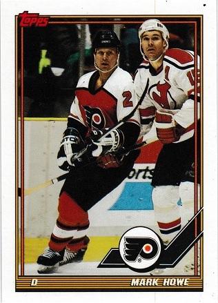 Mark Howe #466 1991-92 Topps Hockey
