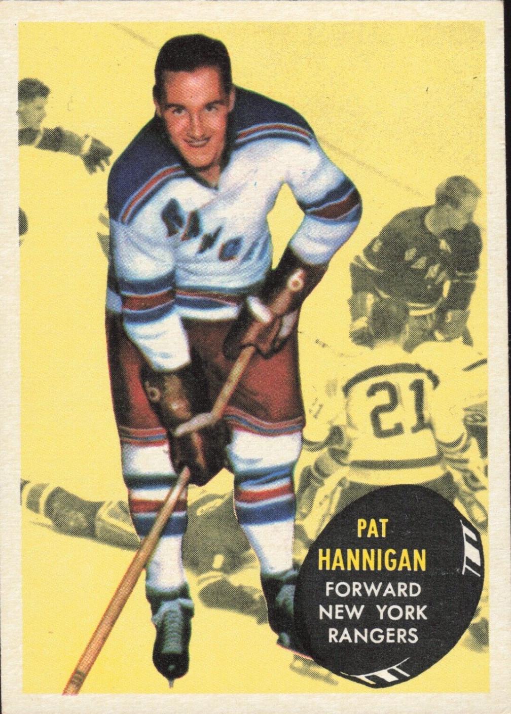 Pat Hannigan #58 Hockey Cards 1961 Topps