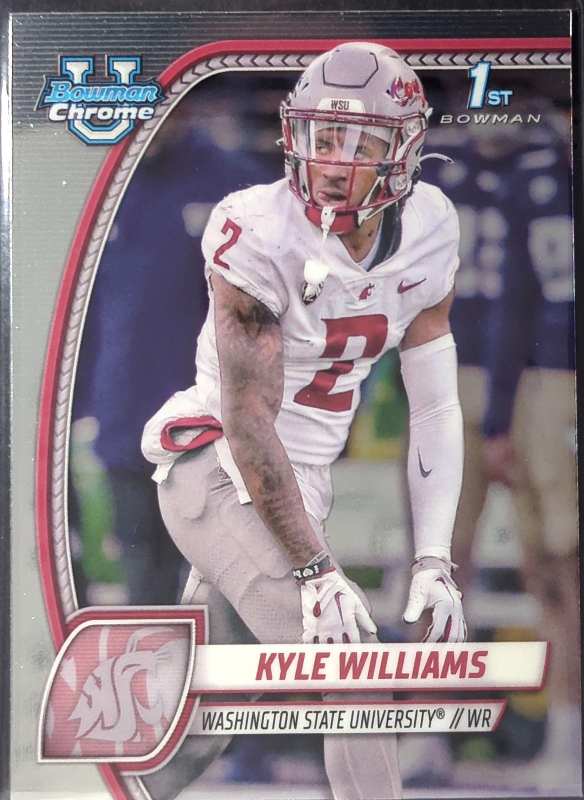 Kyle Williams #118 Football Cards 2024 Bowman Chrome University