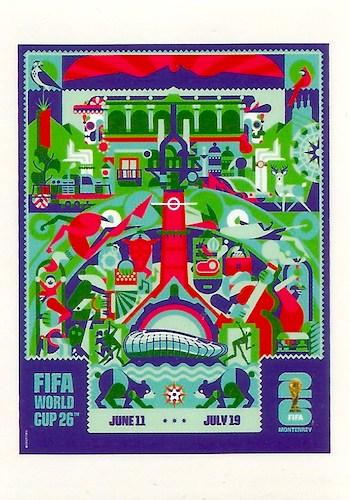 Monterrey Host City Posters #20 2026 Panini FIFA 365 Stickers