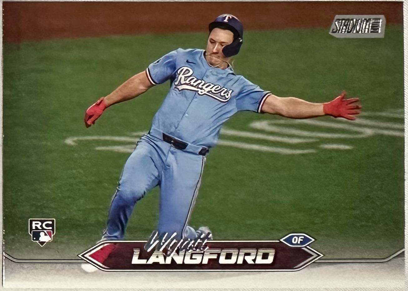 Wyatt Langford #30 Baseball Cards 2024 Topps Stadium Club