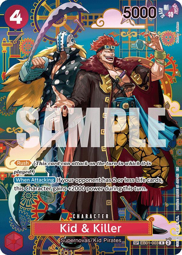 Kid & Killer [SP] EB01-003 Prices | One Piece Azure Sea's Seven