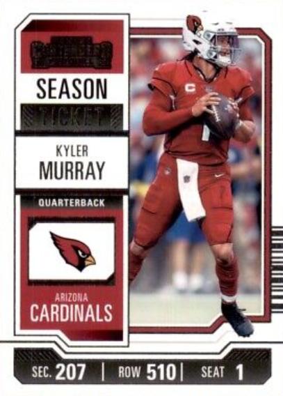 Kyler Murray #3 Football Cards 2023 Panini Contenders