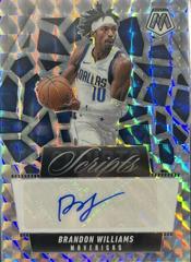 Brandon Williams #5 Basketball Cards 2024 Panini Mosaic Scripts Prices