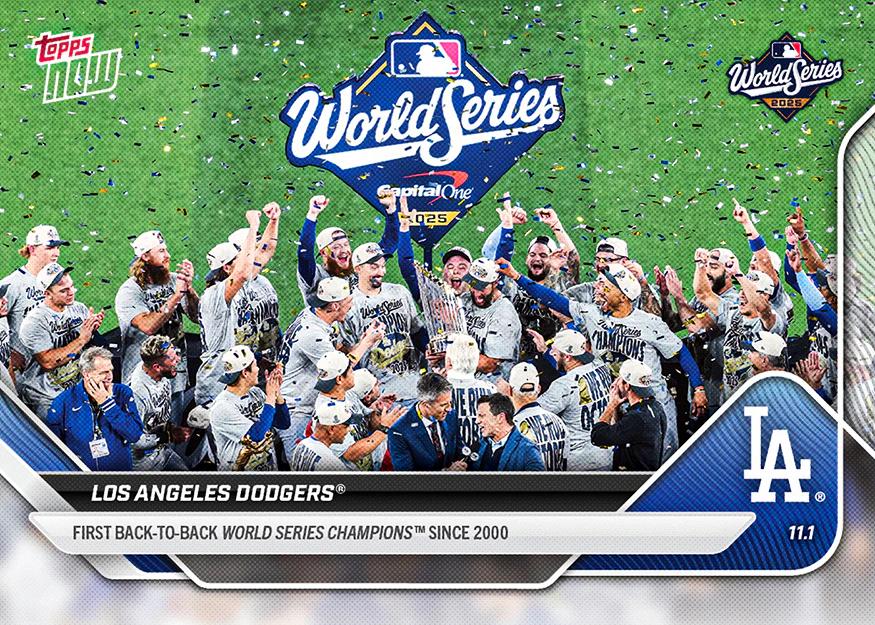 Los Angeles Dodgers #929 Prices | 2025 Topps Now | Baseball Cards