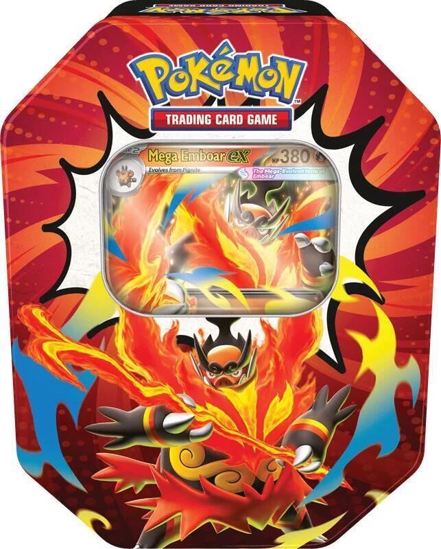 Ascended Heroes Tin [Mega Emboar Ex] Pokémon Card from Pokemon Promo Set 