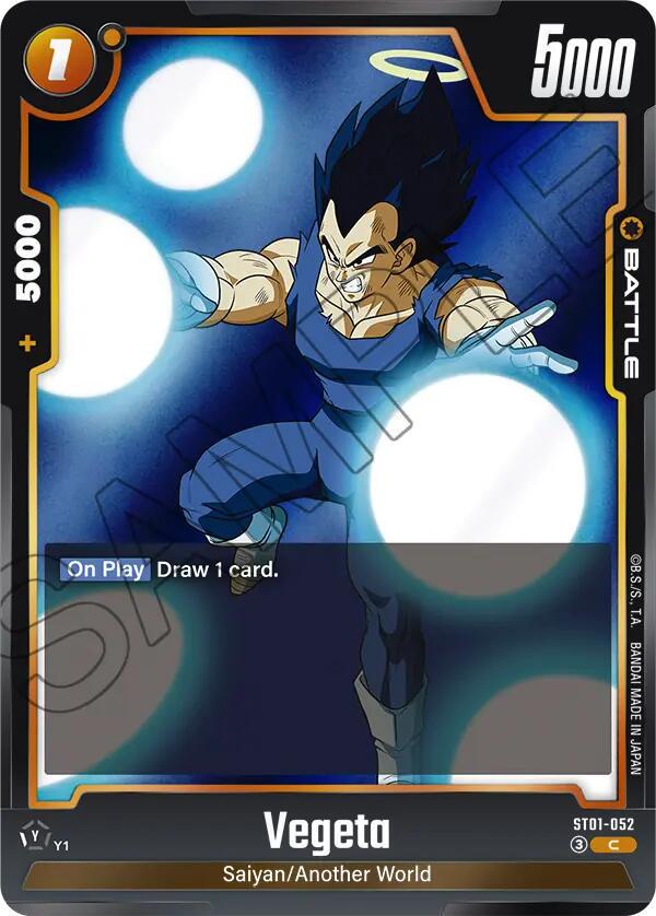 Vegeta ST01-052 Prices | Dragon Ball Fusion World Story Booster 01