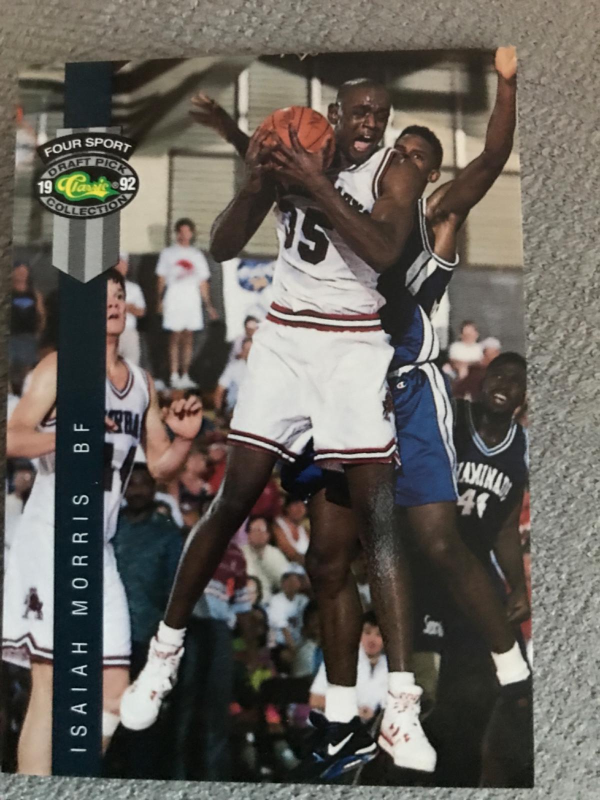 Isaiah Morris #49 1992 Classic 4 Sport Basketball