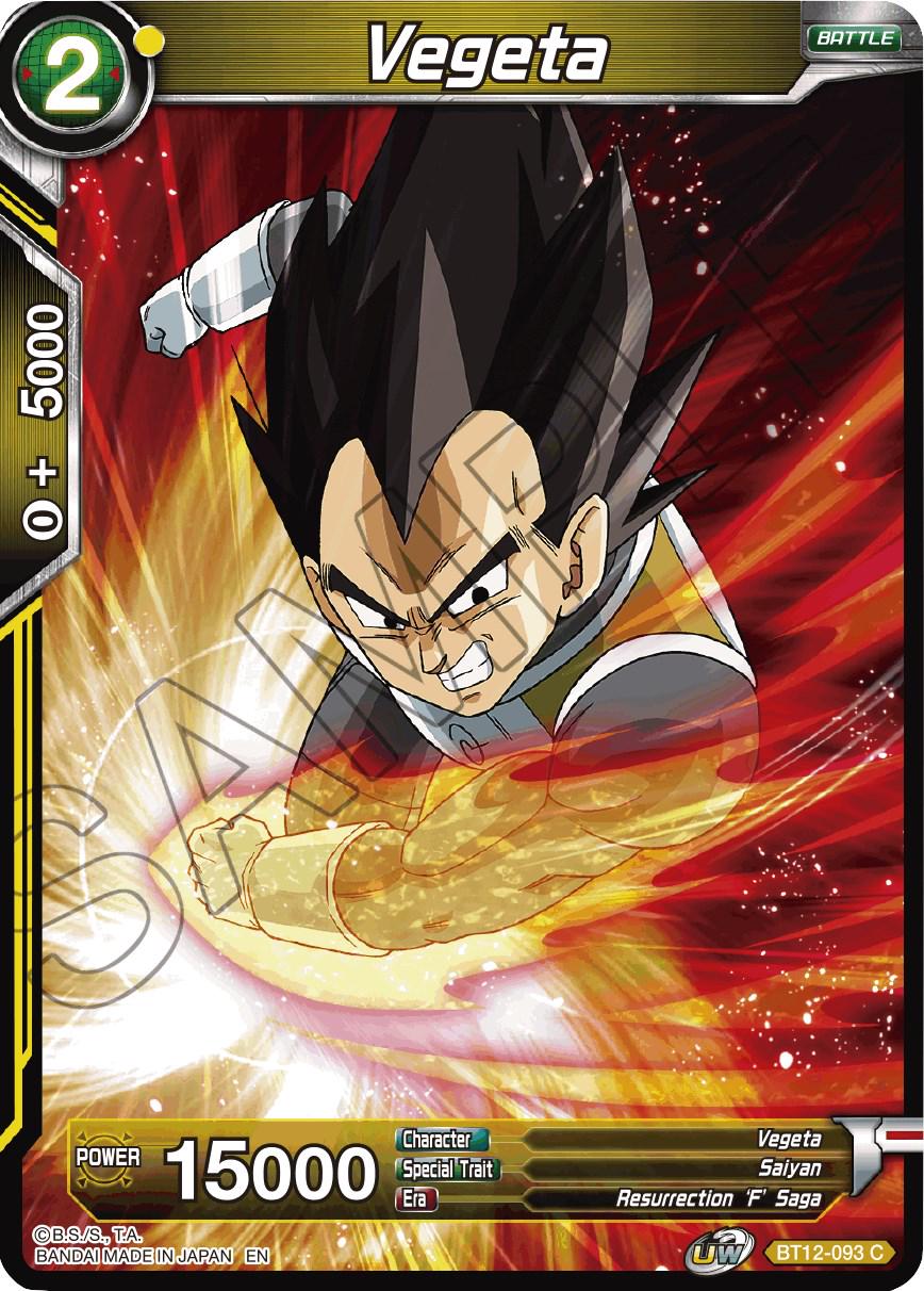 Vegeta BT12-093 Dragon Ball Super Vicious Rejuvenation