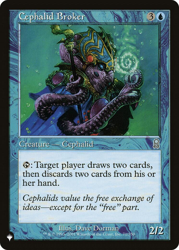 Cephalid Broker (Magic The List Reprints)
