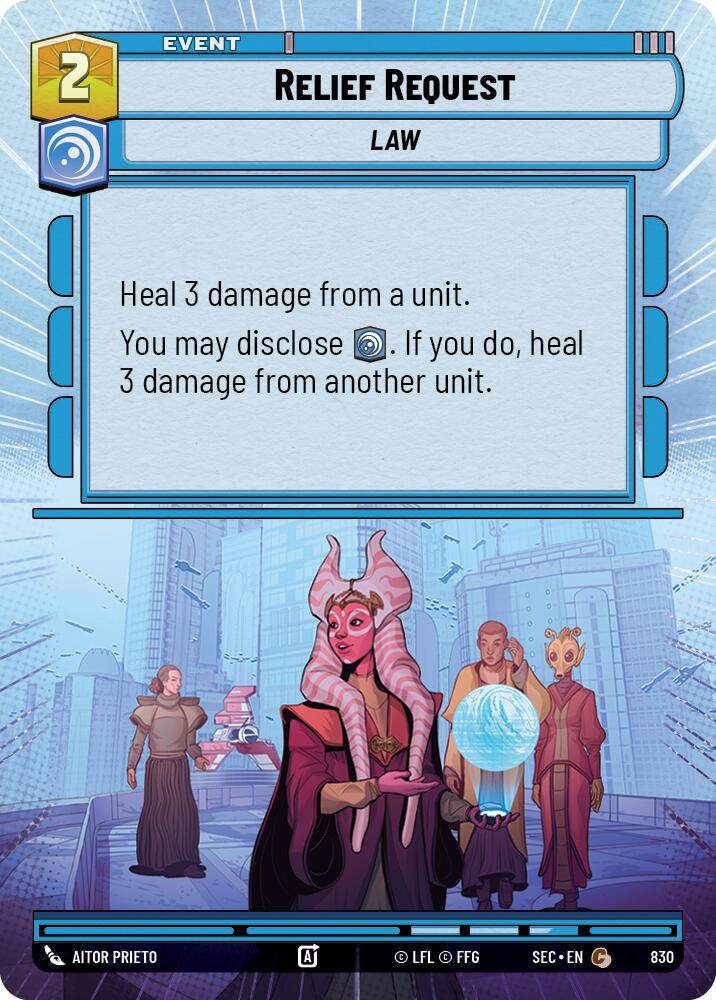 Relief Request [Hyperspace Foil] #830