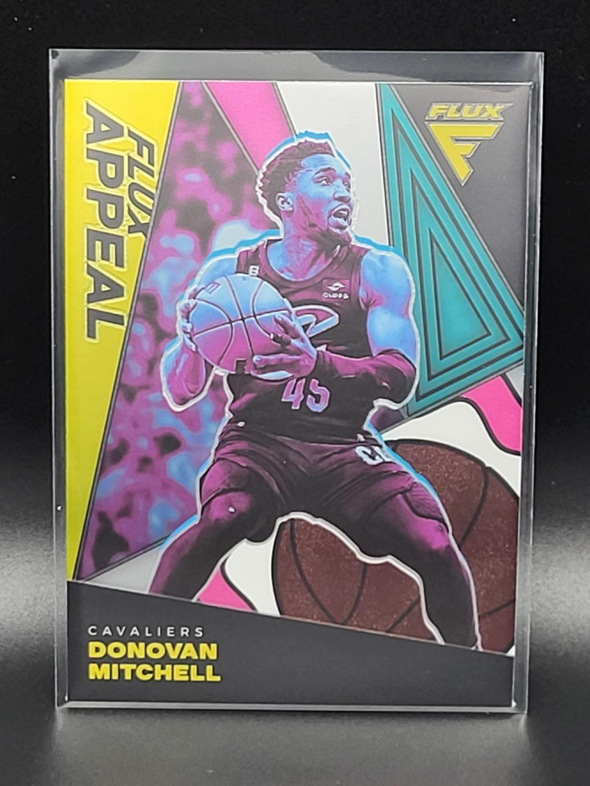 Donovan Mitchell #7 Basketball Cards 2022 Panini Flux Appeal
