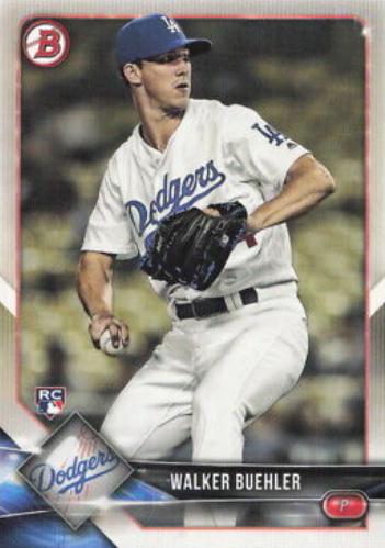 Walker Buehler #59 Baseball Cards 2018 Bowman