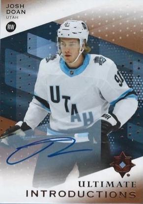 Josh Doan #UI-JD 2024 Ultimate Collection Introductions Autograph Hockey