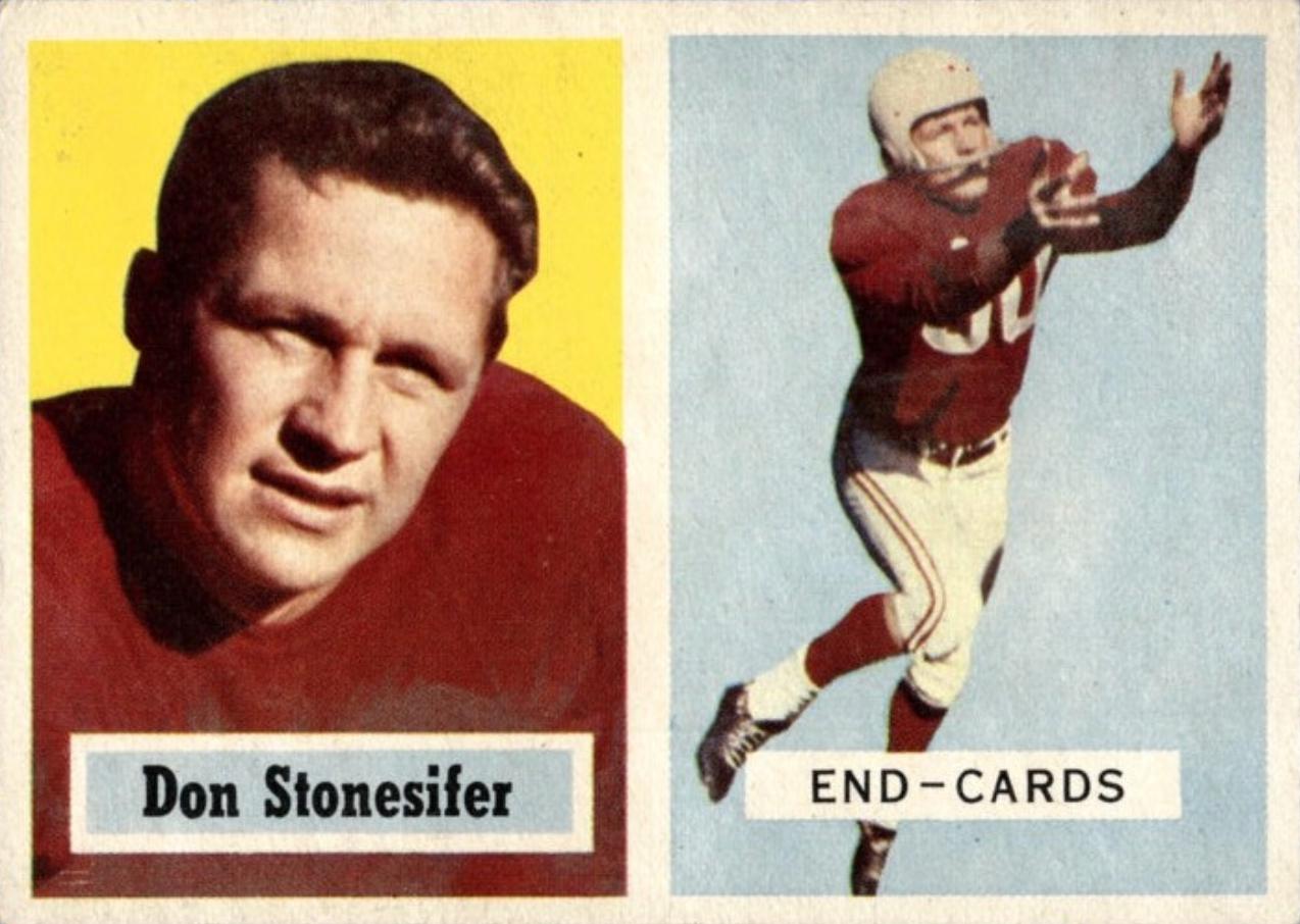 Don Stonesifer #38 Football Cards 1957 Topps