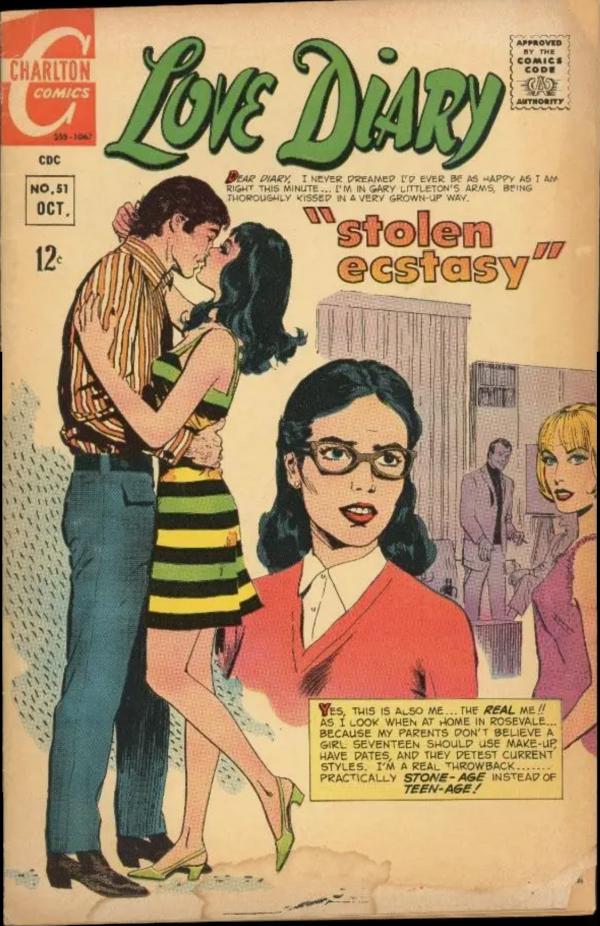 Love Diary #51 (1967) Comic Books Love Diary