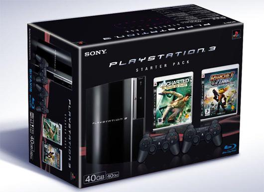 Carátula de PlayStation 3 Starter Pack 40 GB Ratchet & Clank And Uncharted para PS4 (edición PAL España)