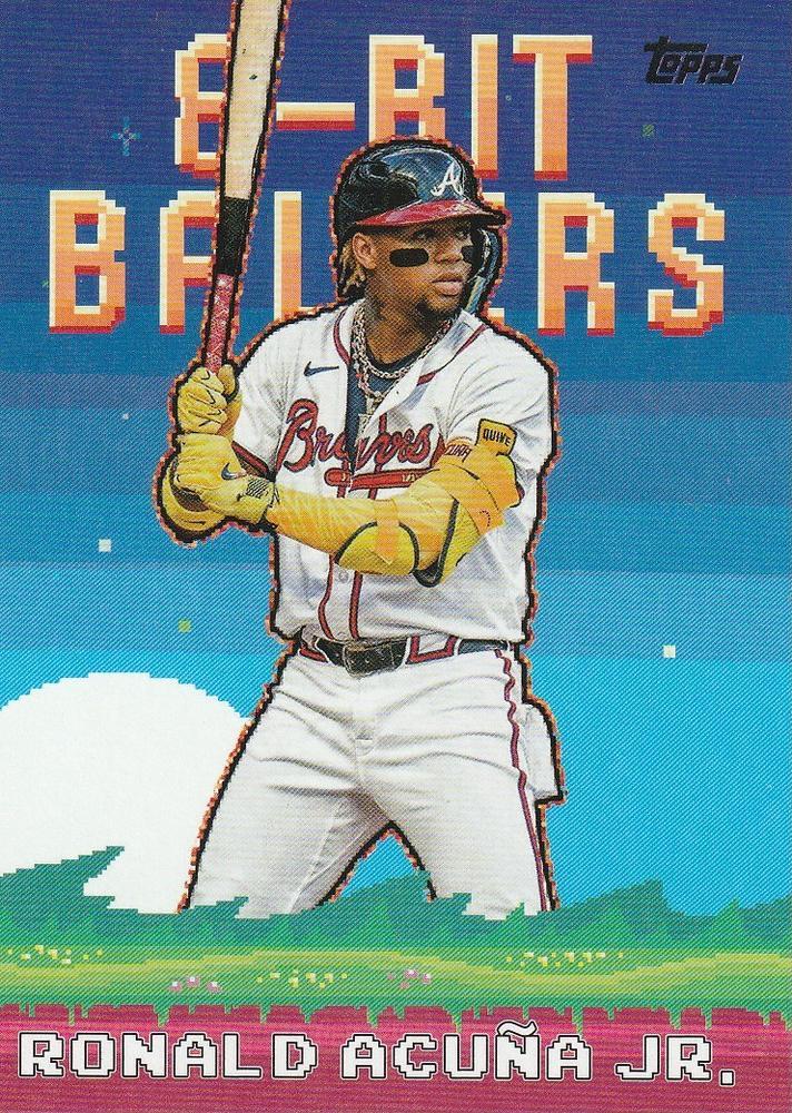 Ronald Acuna Jr. #8B-3 2025 Topps Celebration Mega Box 8 Bit Baller Baseball