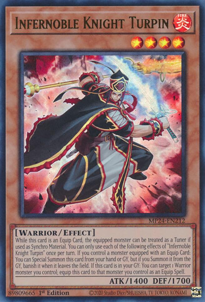 Infernoble Knight Turpin MP24-EN212 YuGiOh 25th Anniversary Tin: Dueling Mirrors