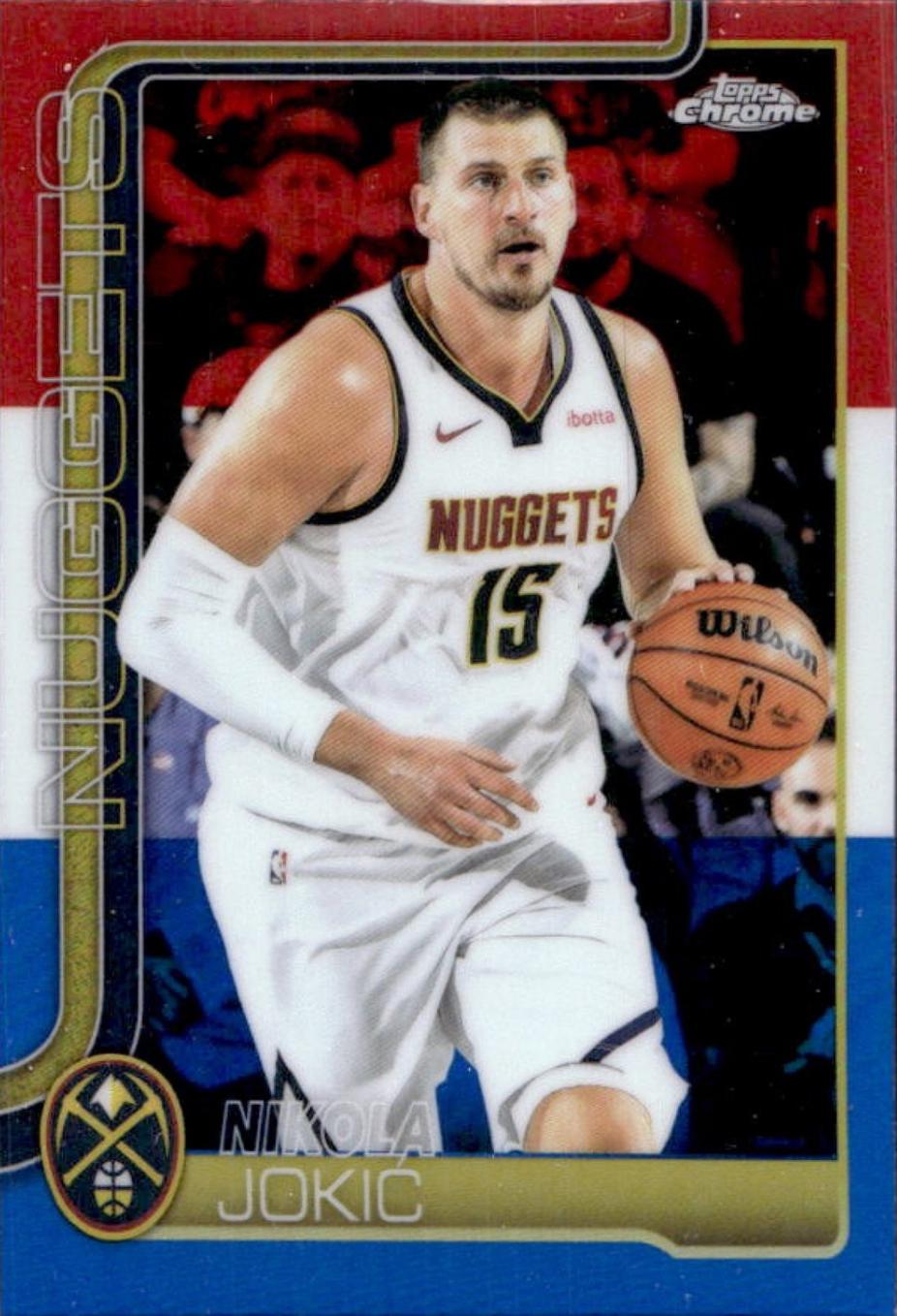 2025 Nikola Jokic [Red White Blue Refractor] #25