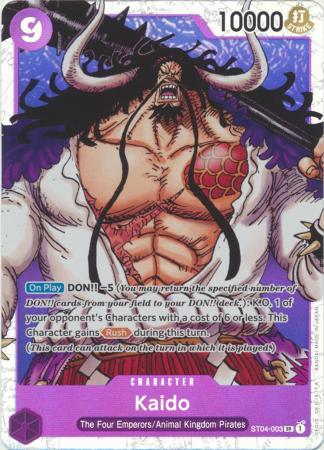 Kaido ST04-003 One Piece Starter Deck 4: Animal Kingdom Pirates