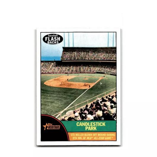 Candlestick Park #BF6 Baseball Cards 2010 Topps Heritage Flashback Stadium Relic
