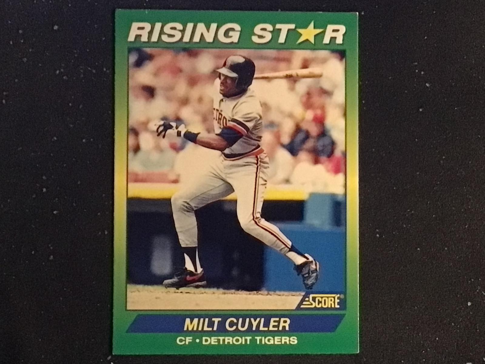 Milt Cuyler #1 1992 Score 100 Rising Stars Baseball