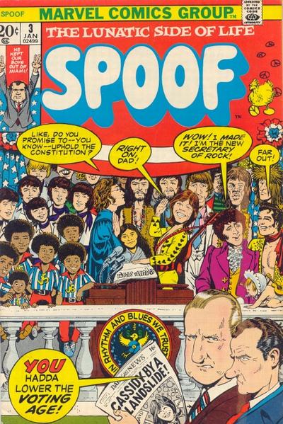 Spoof #3 (1972) Comic Books Spoof (Marvel)