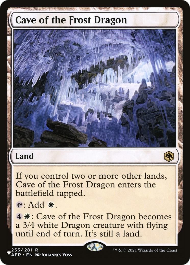 Cave of the Frost Dragon #253 Magic The List Reprints