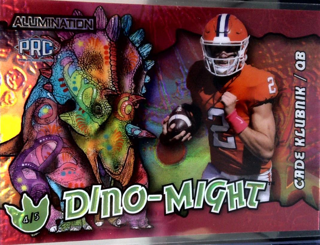 Cade Klubnik #AD-CK 2023 Wild Card Alumination Dino Might Football