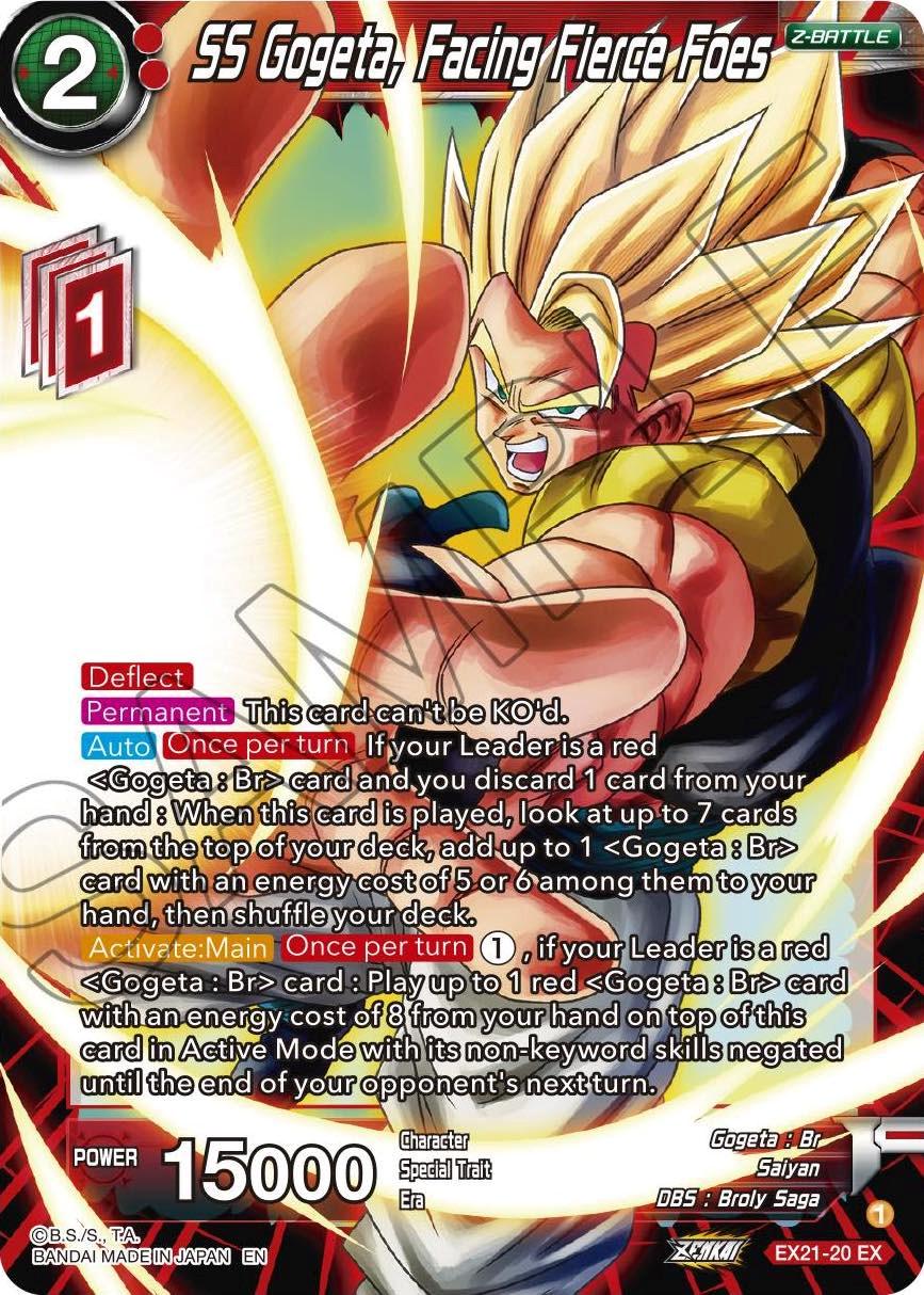 SS Gogeta, Facing Fierce Foes EX21-20 Dragon Ball Super Expansion Set: 5th Anniversary Set