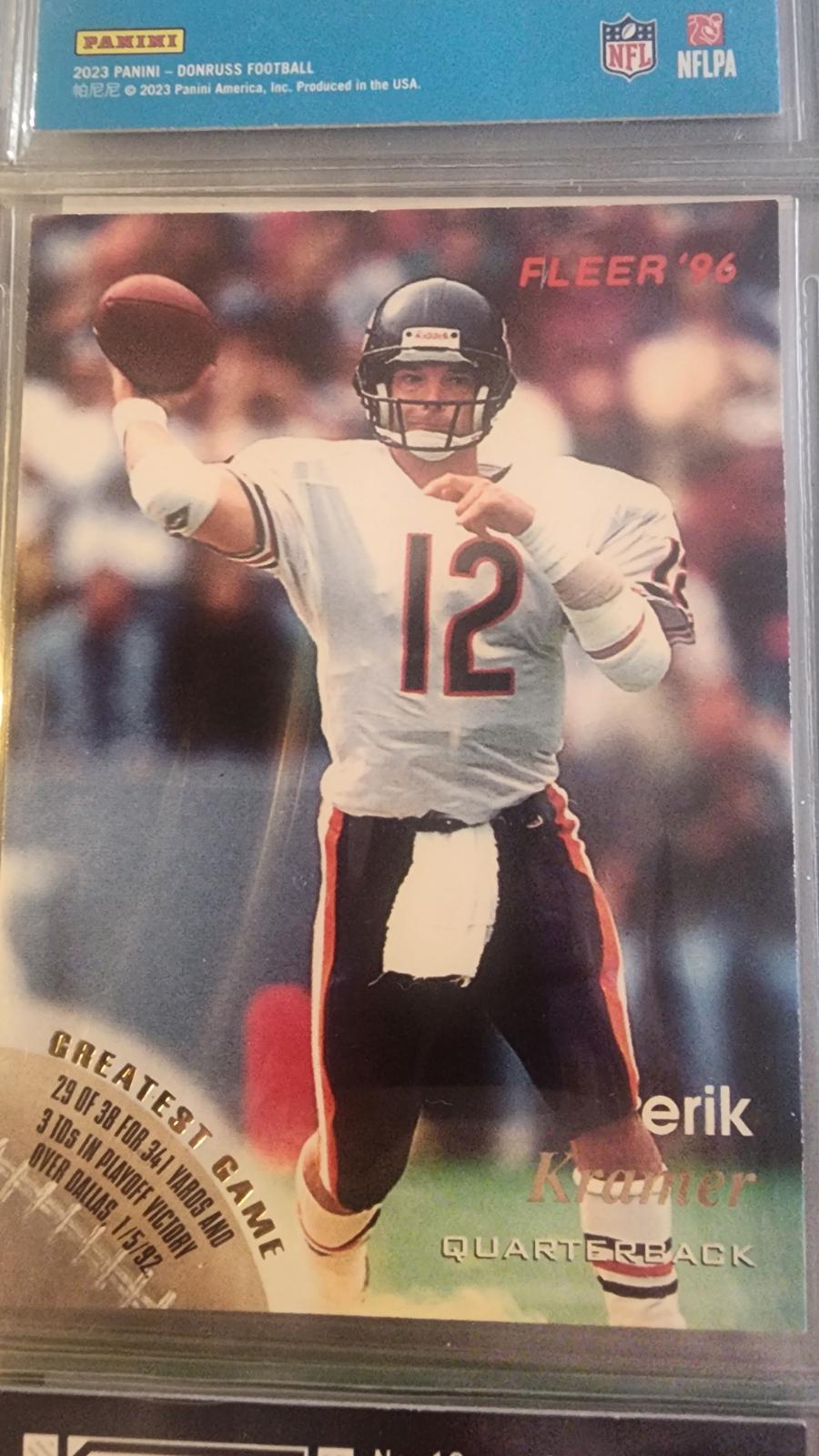 Erik Kramer #25 Football Cards 1994 Skybox Premium