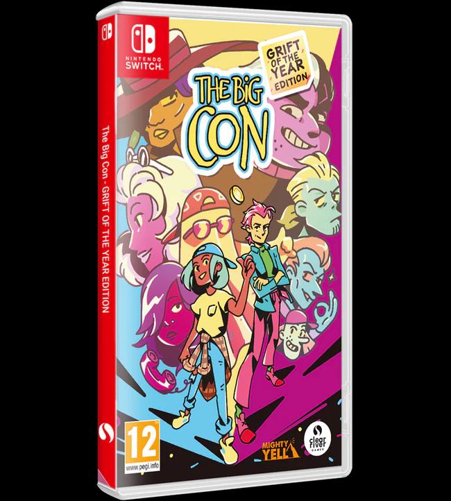Carátula de The Big Con: Grift of the Year Edition Limited Run para Switch (edición PAL España)