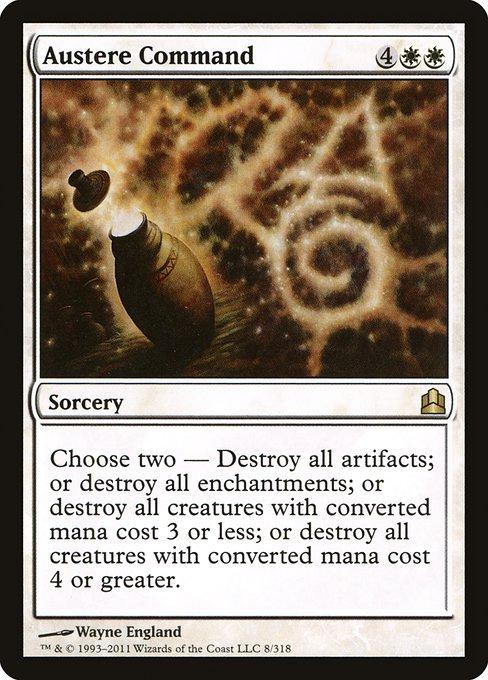 Austere Command #8/318 Magic Commander