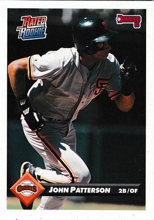 John Patterson #193 Baseball Cards 1993 Donruss